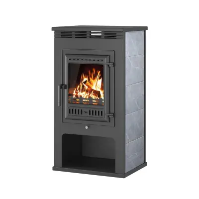 Фото Печь-Камин ASTON 11кВт (180 м3) Ø150мм (Чугунная дверь) в магазине Woodson Фото Печь-Камин ASTON 11кВт (180 м3) Ø150мм (Чугунная дверь) в магазине Woodson