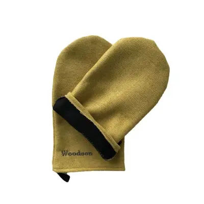 Рукавицы для парения Woodson, цвет горчичный Рукавицы для парения Woodson, цвет горчичный