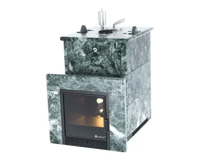 Фото Печь для русской бани Анапа в полноценном кожухе (змеевик) в магазине Woodson