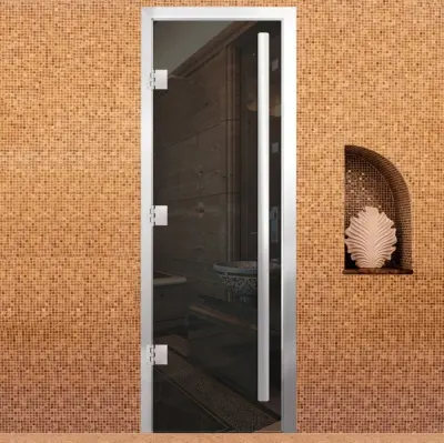 Дверь Хамам Престиж 60G Серая 1900*700, R, БП, ВР Дверь Хамам Престиж 60G Серая 1900*700, R, БП, ВР