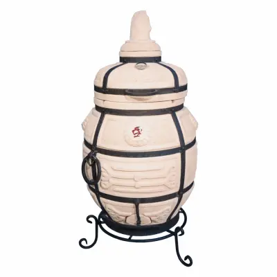 Тандыр Поручик с поворотной крышкой (в комплекте с подставкой)