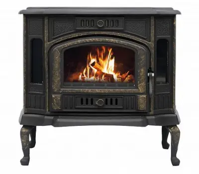 Фото Печь-камин чугунная "Сибирь" 10 кВт в магазине Woodson Фото Печь-камин чугунная "Сибирь" 10 кВт в магазине Woodson