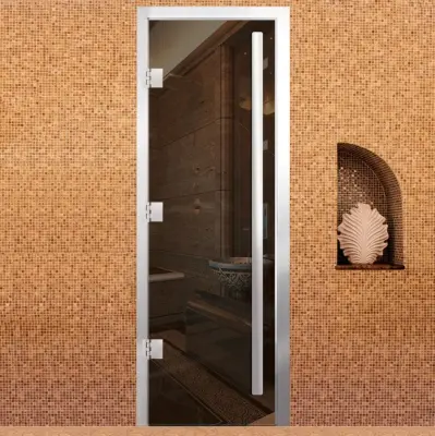 Дверь Хамам Престиж 60G Бронза 2000*700, L, БП, ВР Дверь Хамам Престиж 60G Бронза 2000*700, L, БП, ВР