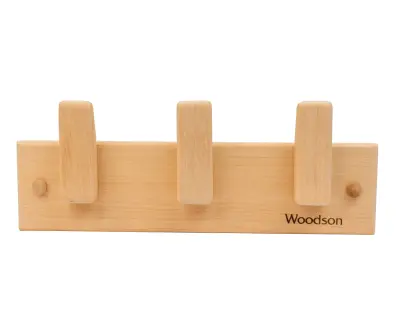 Вешалка Woodson D3, 3 крепления, липа Вешалка Woodson D3, 3 крепления, липа