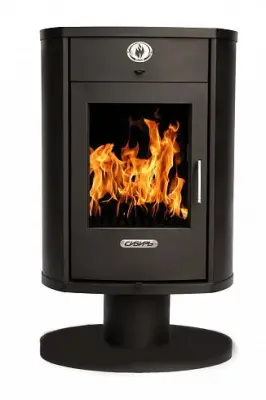 Фото Печь-камин стальная "Сибирь" 10 кВт в магазине Woodson Фото Печь-камин стальная "Сибирь" 10 кВт в магазине Woodson