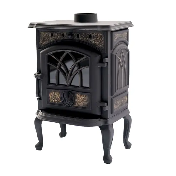 Фото Печь-камин чугунная "Сибирь" 7 кВт в магазине Woodson Фото Печь-камин чугунная "Сибирь" 7 кВт в магазине Woodson