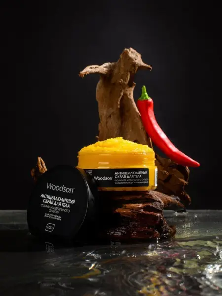 Антицеллюлитный скраб для тела "Формула идеального силуэта" с маслом жожоба и красным перцем Антицеллюлитный скраб для тела "Формула идеального силуэта" с маслом жожоба и красным перцем