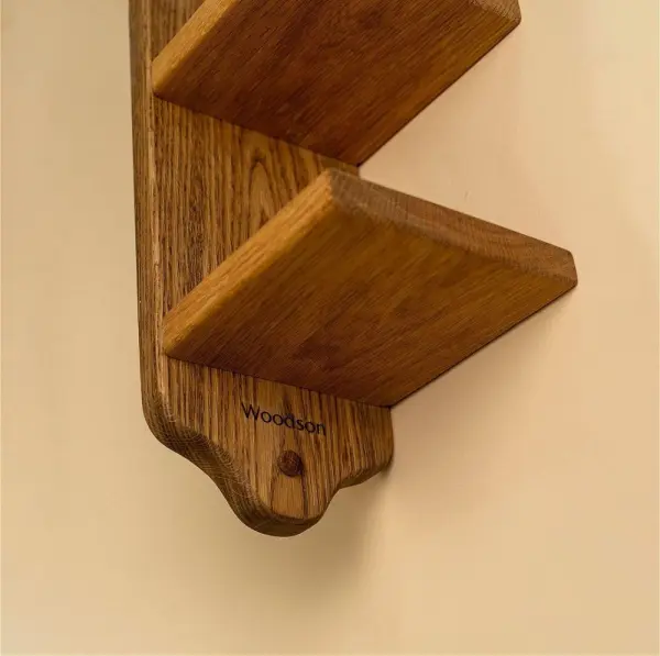 Полка для полотенец Woodson M4, дуб