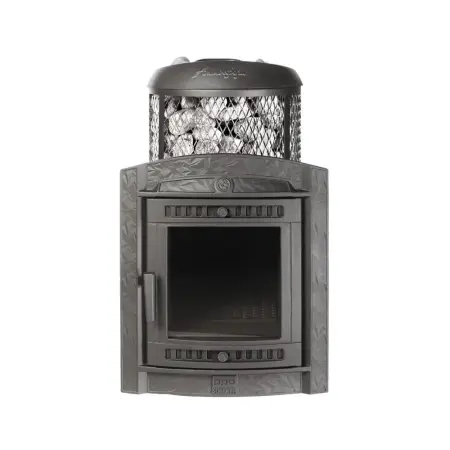 Фото Печь банная "Атмосфера L" комбинированная сетка-ламель "Пироксенит" в магазине Woodson