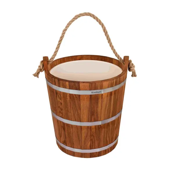 Запарник Woodson с пластиковой вставкой, 20 л., дуб