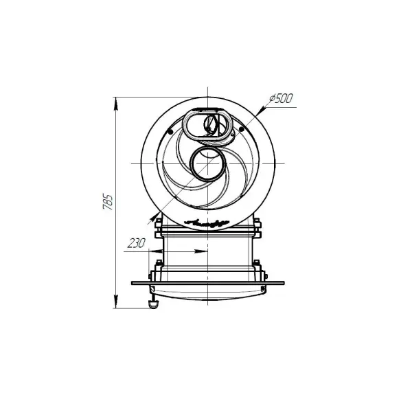 Фото Печь банная "Атмосфера L" в ламелях "Окаменевшее дерево" наборный рисунок в магазине Woodson
