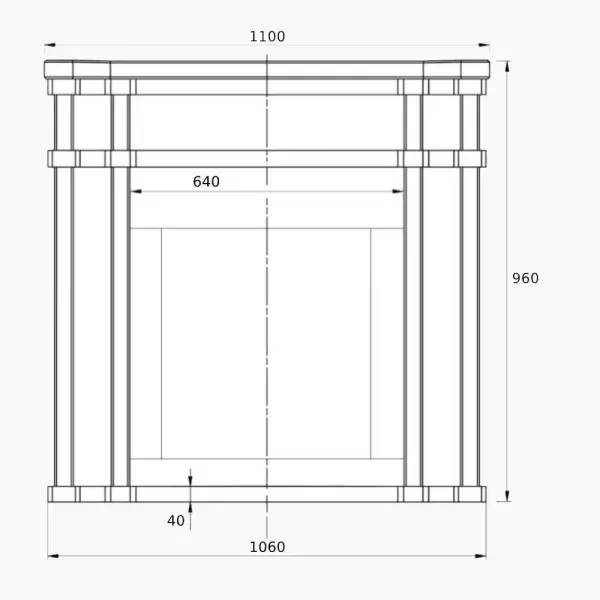 Фото Портал для печей Атмосфера (Пироксенит) в магазине Woodson