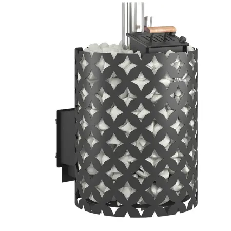 Фото Чугунная печь для бани ЭТНА 24 (Панорама) "М" Закрытая каменка в магазине Woodson