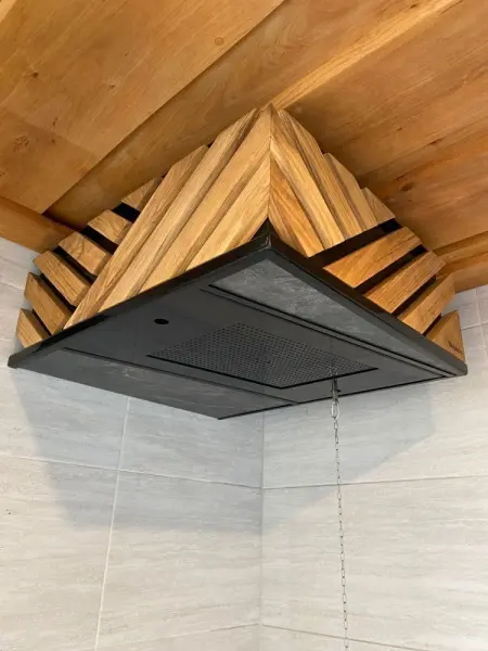 Обливное устройство КАСКАД 20 в ОБЛИЦОВКЕ WOODSON