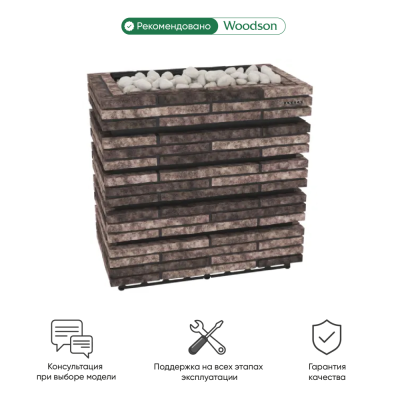 Фото Электрическая банная печь Sangens В30КИ Кирпич в магазине Woodson