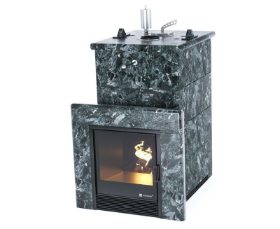Фото Печь для русской бани Сочи в полноценном кожухе (пироксенит) в магазине Woodson