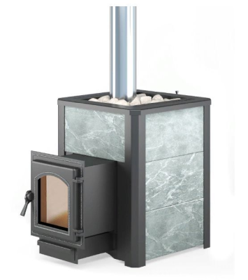 Фото Печь ВЕЗУВИЙ Легенда 16 (270) талькохлорит в магазине Woodson