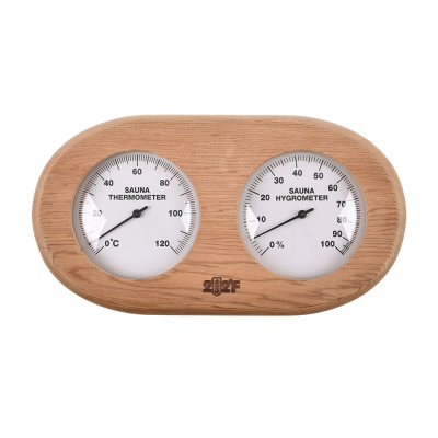 Термогигрометр ОЧКИ овал (канадский кедр) TH-20R