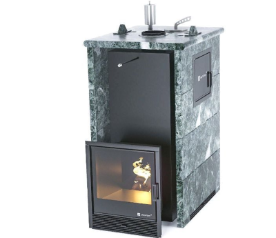 Фото Печь «Геленджик» М2 в трехстороннем кожухе Змеевик в магазине Woodson