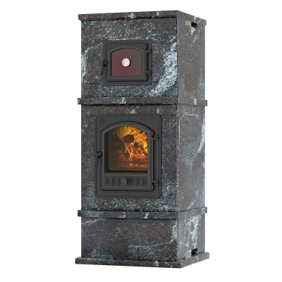 Фото Печь - камин EVEREST с духовкой Амфиболит в магазине Woodson