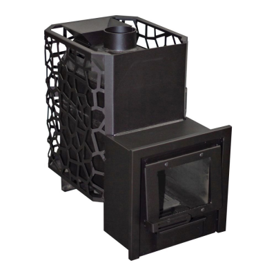 Фото Печь для бани РАДА 4, закрытая каменка, 14 M(СЕТКА), без дверцы в магазине Woodson