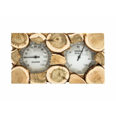 Термогигрометр квадрат (можжевельник) прямая форма TH-21- JS