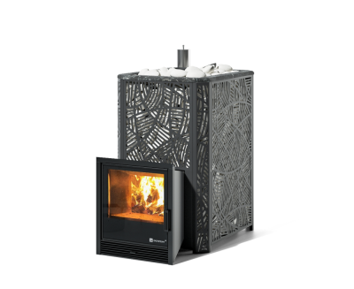 Фото Печь Изистим Ялта 35/2024 - Модерн черный  в магазине Woodson