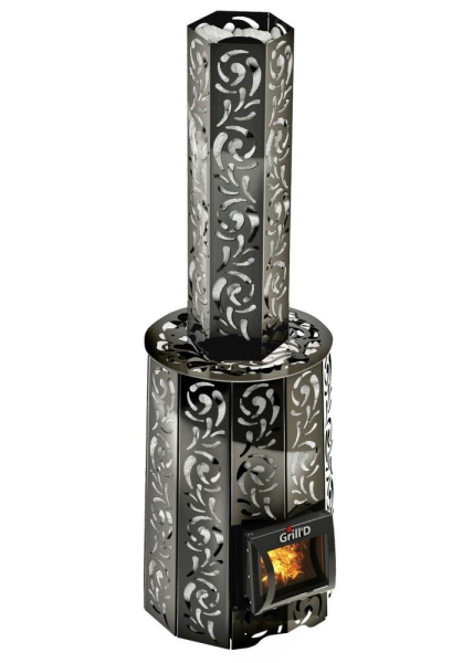 Фото Дровяная банная печь Grill'D Violet Short в магазине Woodson