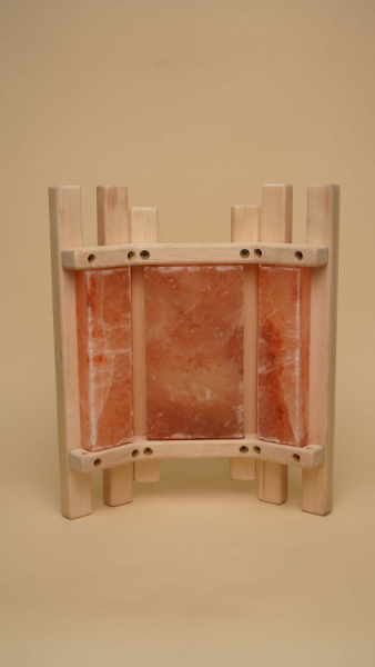 Абажур Woodson Trio с гималайской солью, ольха Абажур Woodson Trio с гималайской солью, ольха