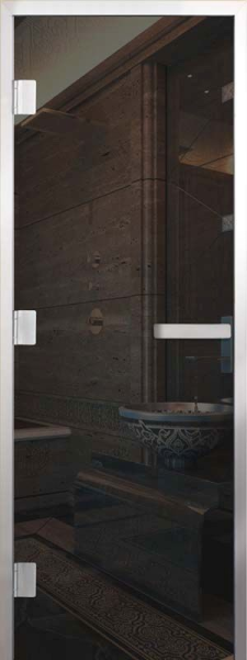 Дверь Хамам Элит 60G Серая 1900*700 L, без порога Дверь Хамам Элит 60G Серая 1900*700 L, без порога