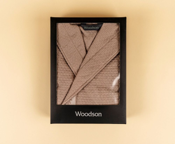 Халат вафельный Woodson, creamy (54)