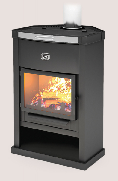 Фото Камин отопительно-варочный угловой ТЕПЛОДАР ОВ-120 в магазине Woodson