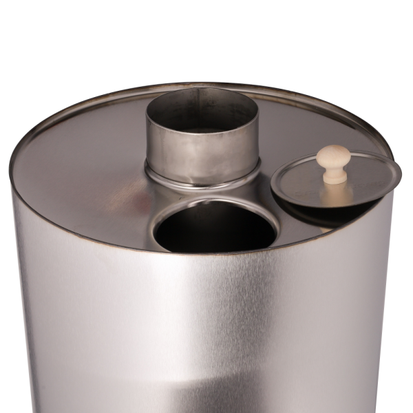 Бак-труба «Цилиндрический» — 50 л — 115 (0,8 м) —1 мм AISI 304 — гарантия 3 года