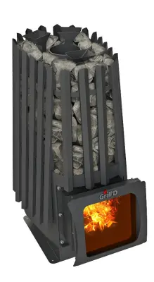 Фото Дровяная банная печь Grill'D Cometa Vega 350 Short Window Max Pro в магазине Woodson Фото Дровяная банная печь Grill'D Cometa Vega 350 Short Window Max Pro в магазине Woodson