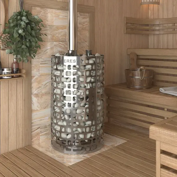 Фото Печь для бани Эверест "Steam Master" 38 INOX (ИНОКС) (320M) в магазине Woodson