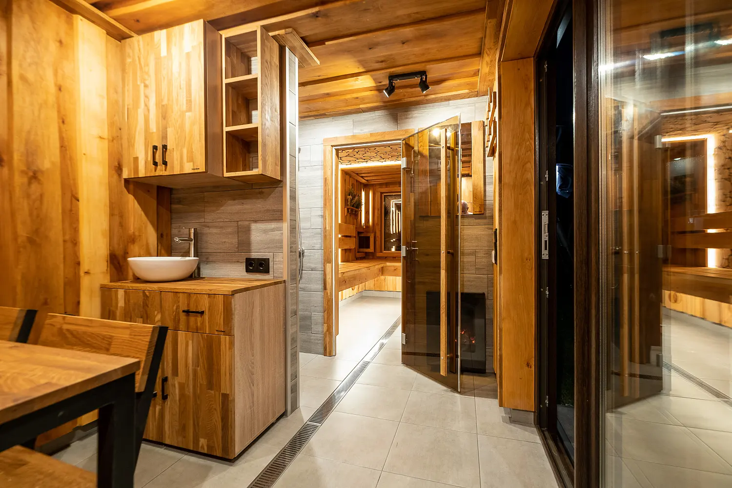 Баня Woodson на металлическом каркасе